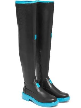 The Hatsune Miku Long Boots Black - KOI Footwear- Size 9